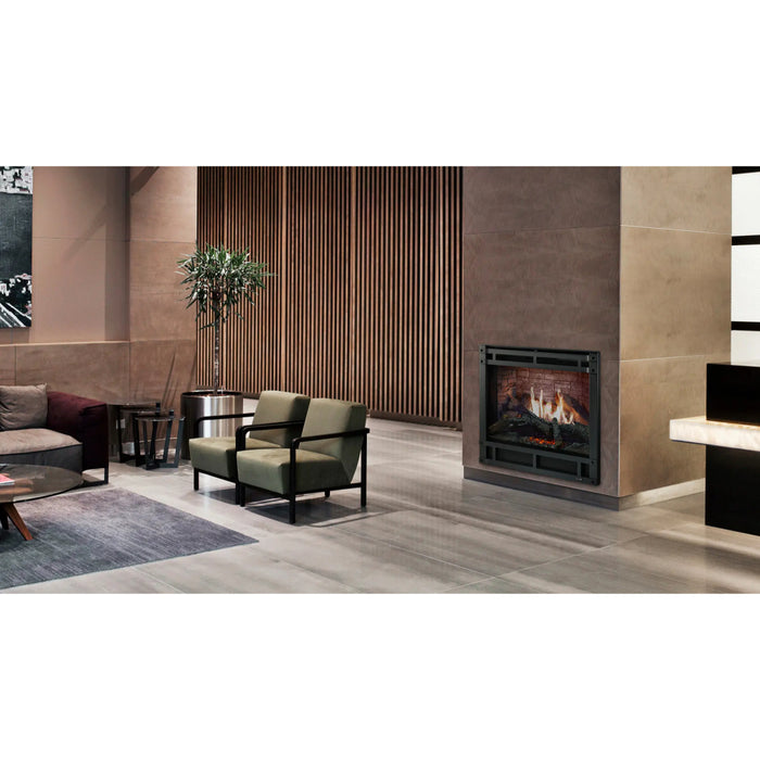 SimpliFire Inception 36-inch Electric Fireplace Insert Remote Included, IntelliFire App, Multiple Heat Output Options, Seven Flame Backgrounds, Integrated Sound Effects