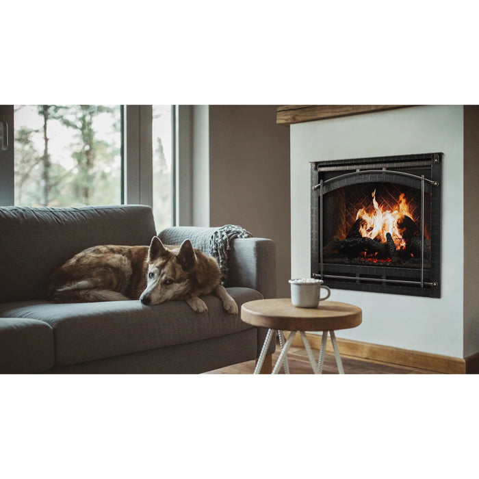 SimpliFire Inception 36-inch Electric Fireplace Insert Remote Included, IntelliFire App, Multiple Heat Output Options, Seven Flame Backgrounds, Integrated Sound Effects