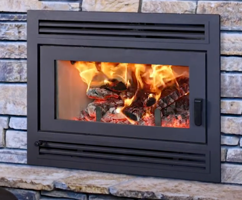 Superior 22-inch Firebox High-Efficiency Wood Burning Fireplace with Ceramic Glass Door EPA Certified