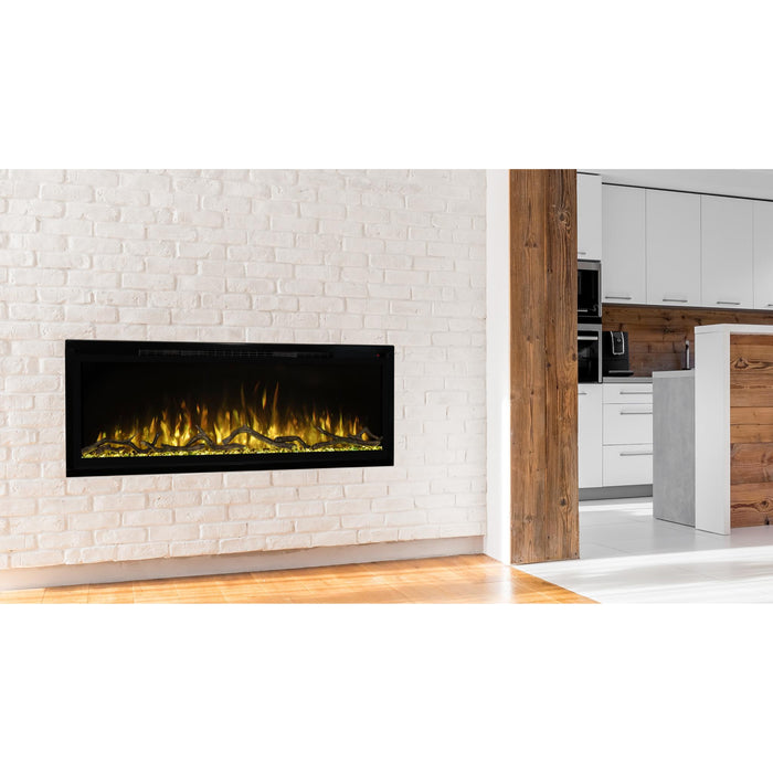 Modern Flames 100 inch Wall Mounted Electric Fireplace, Spectrum Slimline, 12 Flame Colors, Touch Screen Controls, SPS-100B