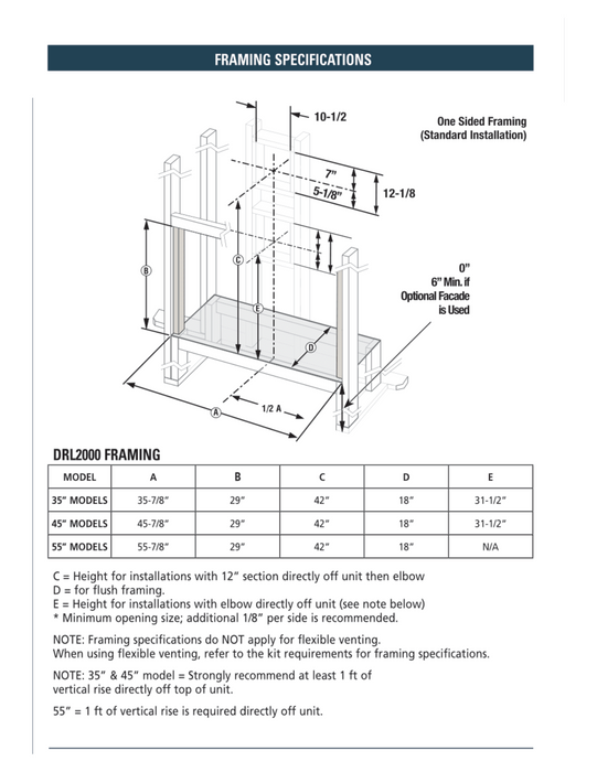 Superior 35 inch DRL2035 Direct Vent Linear Gas Fireplace, Electronic Ignition, Crushed Glass Media Included