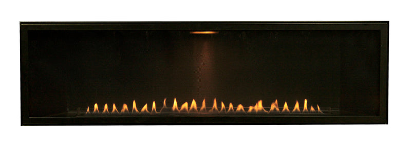 Empire 48-inch Ventless Gas Fireplace Boulevard, Includes Remote Control, Customizable Liner Kits Decorative Fronts and Crushed Glass Options VFLB48