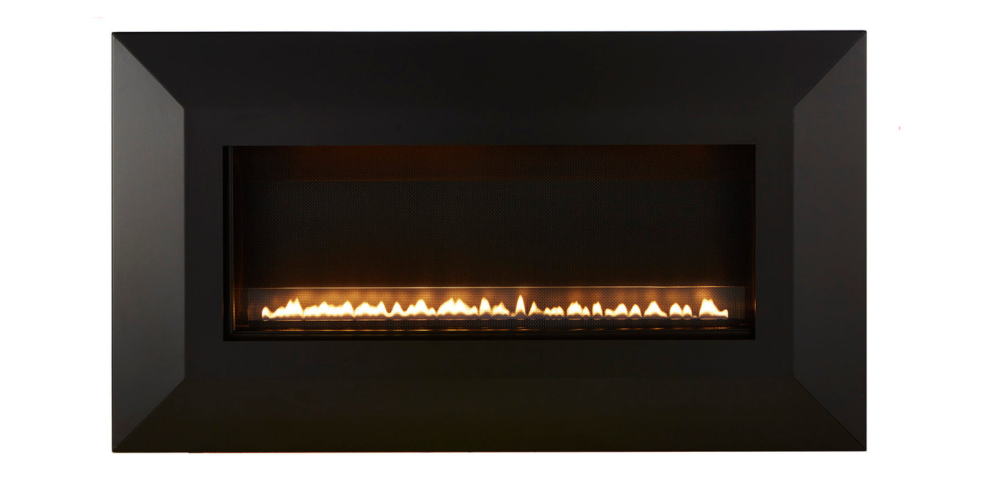 Empire 30-inch Ventless Gas Fireplace Boulevard SL, On-Off Wall Switch w 10 ft Wire Included, Wall-Mount or Fully Recessed, Gas Fireplace Installs in 2x6 Frame