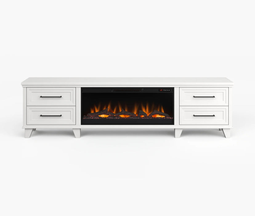 Realcozy 95" Sonoma Fireplace TV Stand