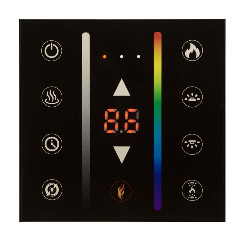 Modern Flames Landscape Pro Multi Electric Fireplace, Available in 44" 56" 68" 80" 96" 120", Built-in Heater, Multi-Sided View, Wi-Fi Control, RGB Flame, Indoor & Outdoor