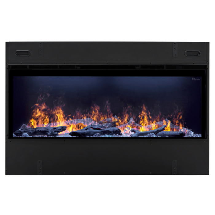 Dimplex Optimyst® Linear Electric Fireplace Insert: 4,163 – 6,551 BTU, Realistic 3D Flame & Smoke, Multicolor LED, Wi-Fi Enabled, Customizable Features, Environmentally Friendly