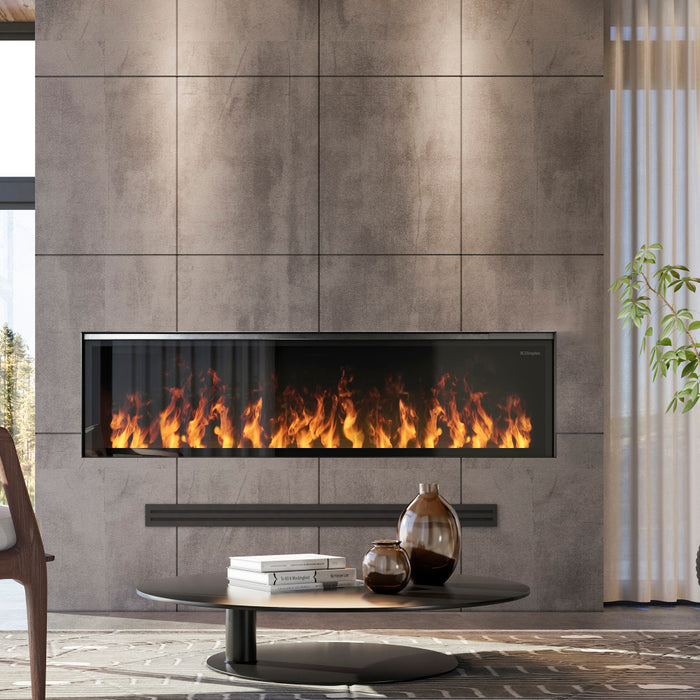 Dimplex Optimyst Linear Electric Fireplace Insert, Warms up to 1000 sq ft, Built-in Design, Zero-Clearance, Custom Framing or Cabinetry, Seamless Integration into Walls