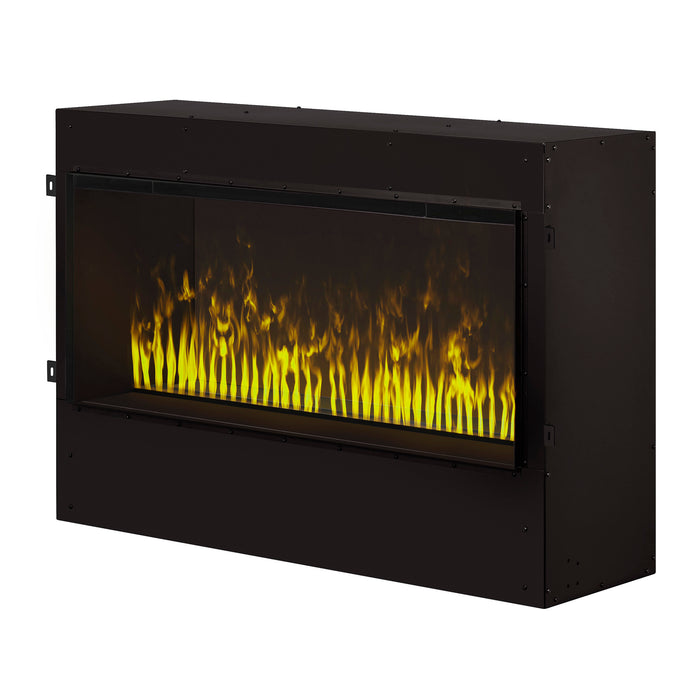 Dimplex Optimyst Pro 1000 Built-in Electric Firebox: 4,981 BTU, Ultrasonic Flame & Smoke, Customizable Width, Double-Sided Viewing,