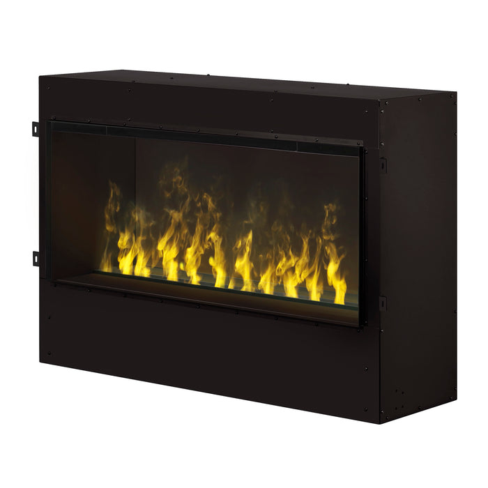 Dimplex Optimyst Pro 1000 Built-in Electric Firebox: 4,981 BTU, Ultrasonic Flame & Smoke, Customizable Width, Double-Sided Viewing,