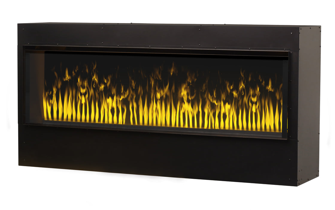 Dimplex Optimyst Pro 1000 Built-in Electric Firebox: 4,981 BTU, Ultrasonic Flame & Smoke, Customizable Width, Double-Sided Viewing,