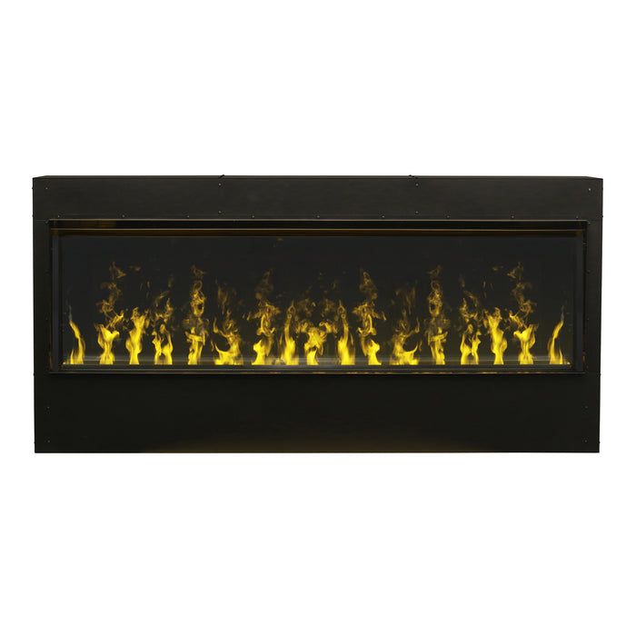 Dimplex Optimyst Pro 1000 Built-in Electric Firebox: 4,981 BTU, Ultrasonic Flame & Smoke, Customizable Width, Double-Sided Viewing,