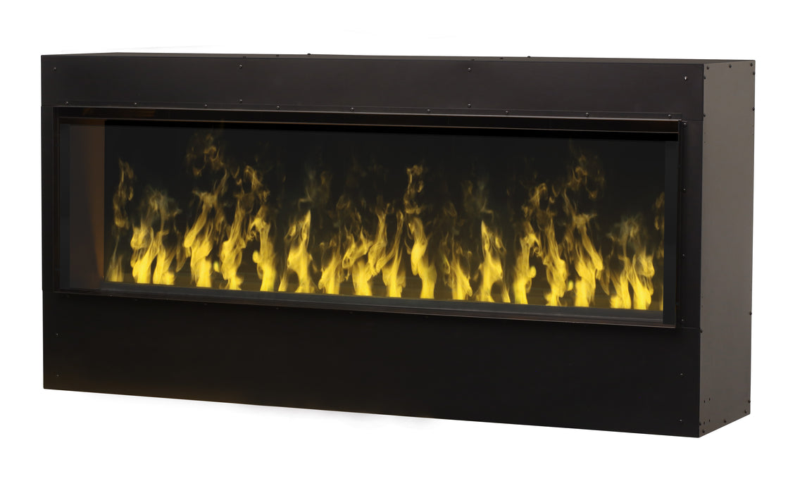 Dimplex Optimyst Pro 1000 Built-in Electric Firebox: 4,981 BTU, Ultrasonic Flame & Smoke, Customizable Width, Double-Sided Viewing,