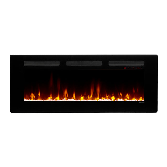 Dimplex Sierra Electric Fireplace: 4,777 BTU, 3 Media Options, 8 Colors, Wall/Table Mount, Remote, Auto Temp Control