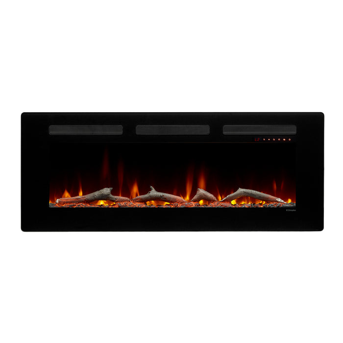 Dimplex Sierra Electric Fireplace: 4,777 BTU, 3 Media Options, 8 Colors, Wall/Table Mount, Remote, Auto Temp Control