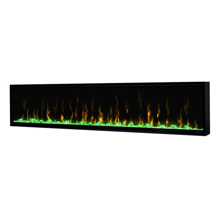 Dimplex IgniteXL Electric Fireplace Insert 5,118 – 8,530 BTU ComfortSaver Heating, Patented Flame Technology, Panoramic Edge-to-Edge Glass, Color Themes, Multi-Function Remote