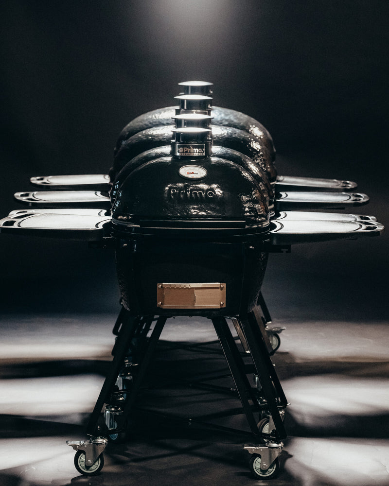 Primo Oval XX-Large 500 Kamado Grill, Made in USA, Huge Cooking Area