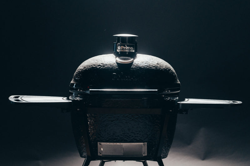 Primo Oval XX-Large 500 Kamado Grill, Made in USA, Huge Cooking Area