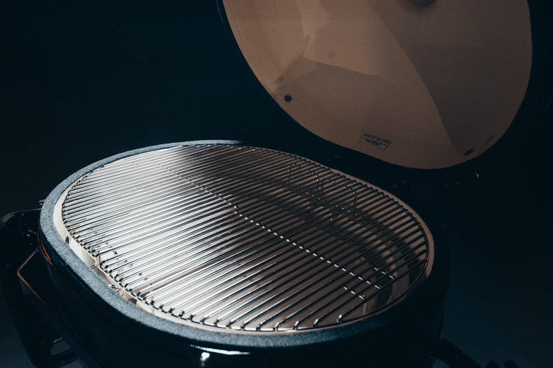 Primo Oval XX-Large 500 Kamado Grill, Made in USA, Huge Cooking Area
