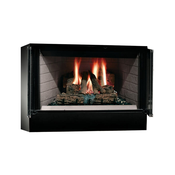 Majestic Sovereign 42-inch Wood Burning Fireplace Insert, Full Refractory Lining, Steel Grate, Front Access Damper