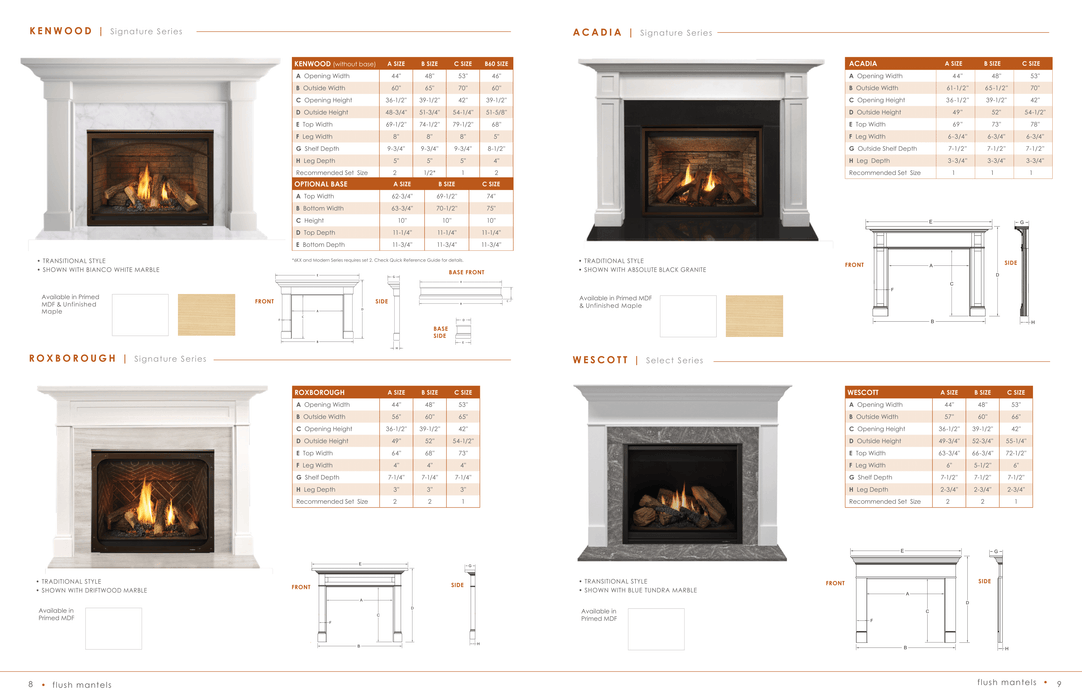 Majestic Quartz 42-inch Gas Fireplace Insert with IntelliFire Touchscreen Controls, Shallow Firebox Design, LED-Illuminated Ember Bed, Decorative Fronts and Customizable Interiors QUARTZ42IFT