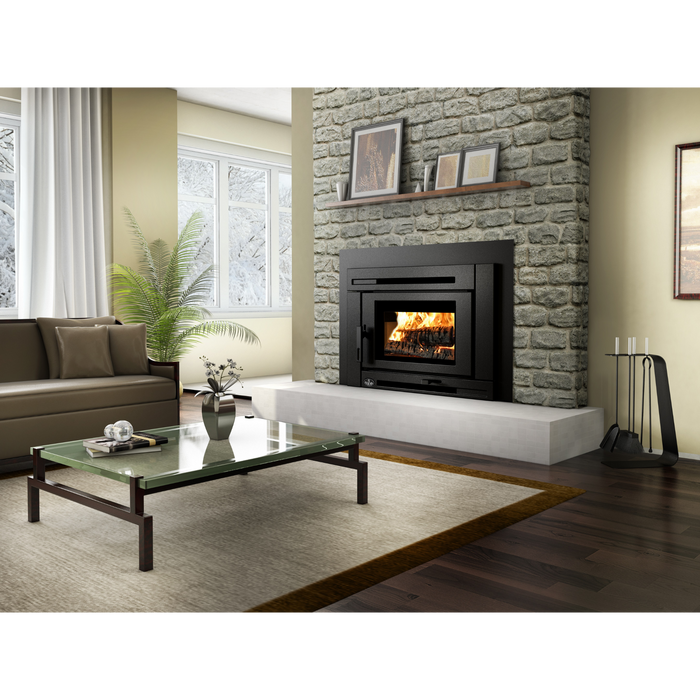 Osburn Matrix Wood Burning Fireplace Insert, 75,000-80,000 BTU, Heats 500-2100 sq ft, EPA Compliant