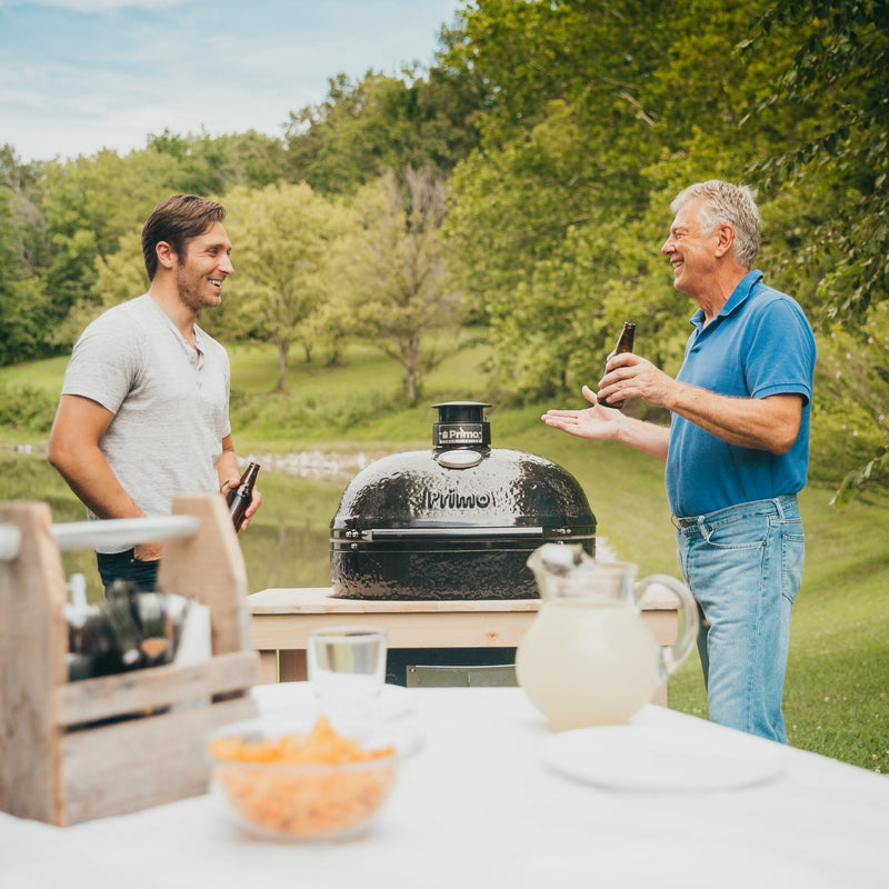 Primo Oval XL, X-Large 400 Kamado Charcoal Grill, 400 sq-inch Cooking Area, Premium Ceramics, PGCXLH