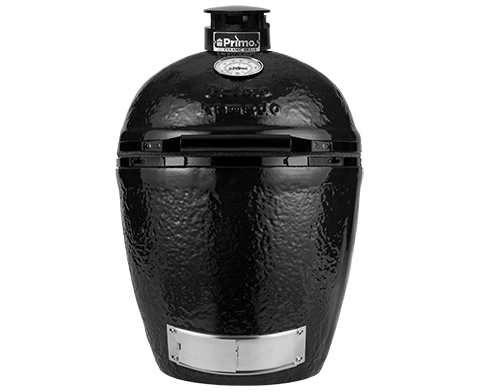 Primo Kamado Round Ceramic Grill, 280 sq in Cooking Area, Classic Kamado Design, Made in USA