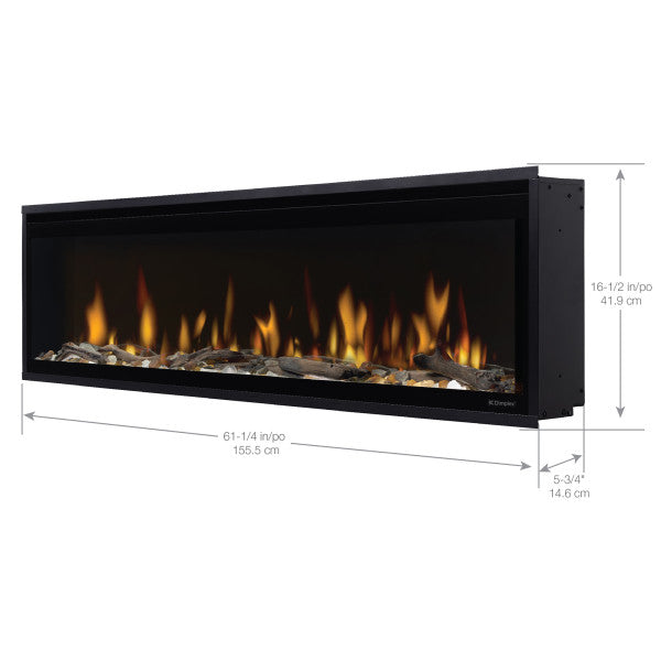 Dimplex Ignite Evolve Electric Fireplace Insert Heats up to 1000 sq ft, ComfortSaver Heater, Multi-Fire Flame, Smart Controls, Energy Efficient