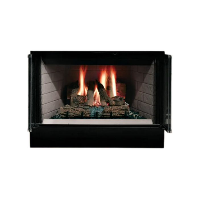 Majestic Sovereign 42-inch Wood Burning Fireplace Insert, Full Refractory Lining, Steel Grate, Front Access Damper