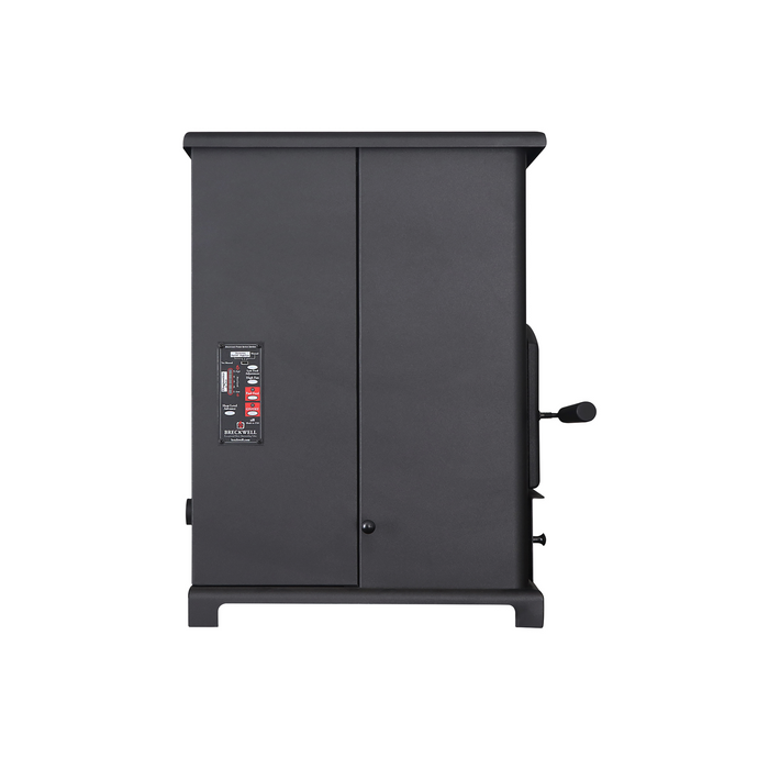 Breckwell Big E High-Capacity Wood Pellet Stove SP1000, 47,000 BTU, 120 lb Hopper, Heats up to 2,200 sq ft, 72 hrs Burn Time - Black