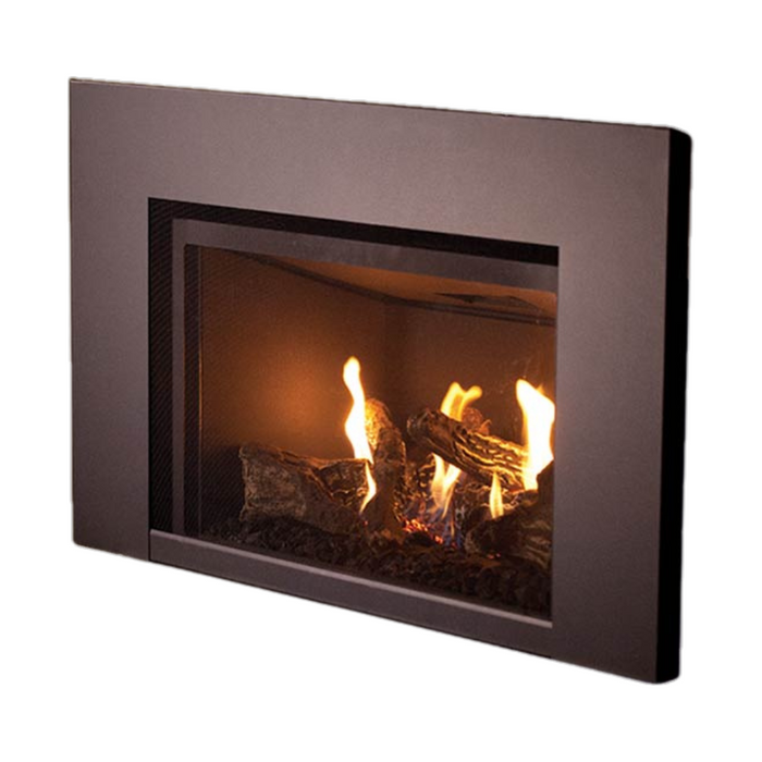 Superior 32-Inch Direct Vent Gas Fireplace Insert DRI2032, Traditional Firebox Design, Ceramic Glass, Built-In Installation, Electronic Ignition, Smart Controls, and Efficient Heating Performance