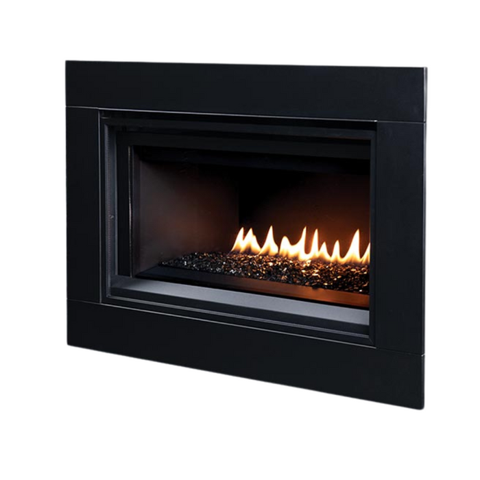 Superior 35 inch DRL2035 Direct Vent Linear Gas Fireplace, Electronic Ignition, Crushed Glass Media Included