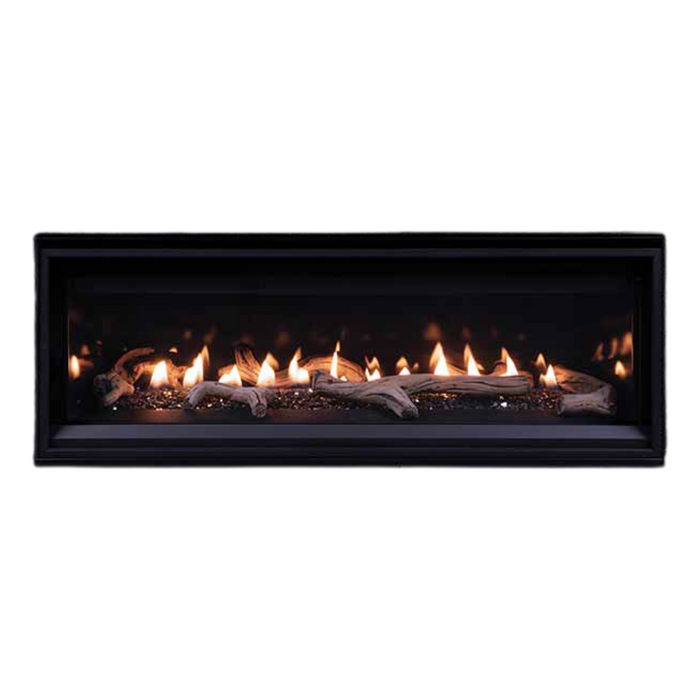 Superior 35 inch DRL2035 Direct Vent Linear Gas Fireplace, Electronic Ignition, Crushed Glass Media Included