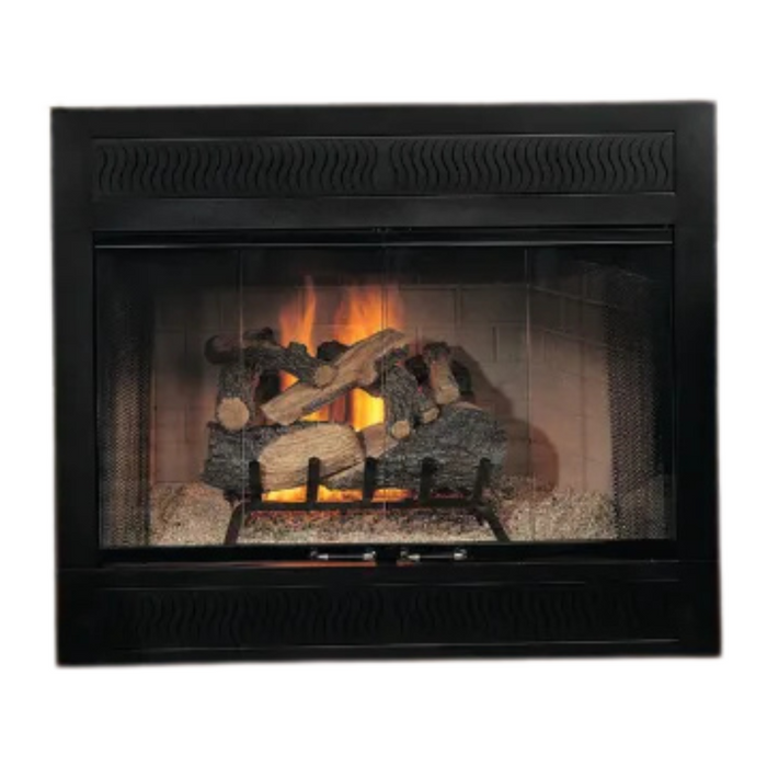 Superior 42 inch Wood Burning Fireplace Insert, Every-Day Use, WRT3042, WCT3042, Mesh Fire Screen, Adjustable Outside Air Damper, Optional Blower Kit